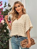 And Summer 2025 New Hot Style Women's Casual Style V Collar Pure Color Fur Ball Jacket