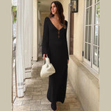Summer Beach Dress Solid Color Sexy