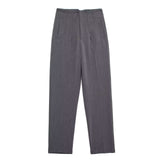 Workplace Women's Display High Waist Waist Suit Trousers 38 Color Reduced Age And Ankle