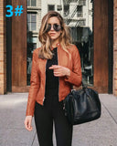 Women Coat Jackets PU Leather Keeps Warm Fashion Long Sleeve black blue Coat Thick Warm Female Jacket 2020 tops