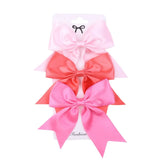 4.52inches Solid Color Bows Hair Clips For Cute Gilrs Handmade Hairpins Barrettes Headwear Kids Hair Accessories