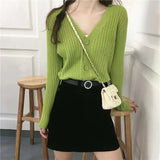 Clothing 2022 New Trendy Spring And Autumn Large Size Cardigan Knitted Jacket Loose Short Outerwear