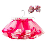New Tutu Skirt Baby Girl Clothes 12M-8Yrs Colorful Mini Pettiskirt Girls Party Dance Rainbow Tulle Skirts Children