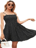 Women's Clothing Temperament Fresh And Sweet Floral High Waist Suspender Sexy Dress 2022 Spring And Summer