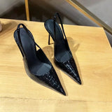 Sister Wind High Heels 2025 New Daily Fine Heel Tip Light Mouth After The Empty Elegant Single