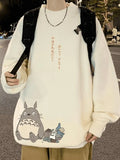 Men's Cartoon Long Sleeve Knit Sweater- Outfit