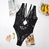 Bodysuit Women Lace Overalls for Women Transparent Body Women Clothes Female Backless Black Body Sexy