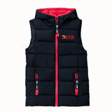Autumn And Winter 2023 Women's Cotton Vest Loose And Thick Cotton Clothing Vest New Down Cotton Hooded Fashion Women's Horse Clip Coat-Outfit