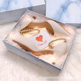 Wind High Heels Women's Fine Heel 2025 Autumn New Hollow Single Shoes Small Fresh Pearl Fairy Wind Bag Head