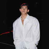 Workwear Short-Sleeved Shirt Men And Women Casual Loose Three-Dimensional Pocket Half-Sleeved Shirt Jacket Tide