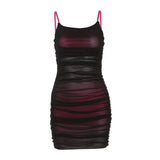 Zingj Summer Women's Solid Color Sexy Fashion Temperament Slim Waist Backenders Dress-Outfit