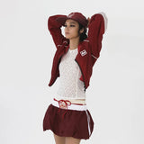 2024 Summer New Women's Wear Ballet Dress Short Skirt Match-Colored Splicing Half-Dress