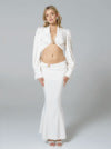 Exploding Autumn And Winter New High-Waisted Densate High-End Fashion Set Sexy Ass