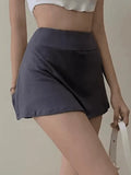 Lined Split Tennis Mini Skirt- Outfit
