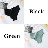 Cotton Panties Female Underpants Sexy Panties for Women Briefs Underwear Intimate Plus Size Pantys Lingerie 4 Solid