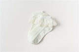 to 12 Years Children Lace Socks Girls Cotton Spring Autumn Summer Mesh Princess Short Dance Socks Thin Kids Toddlers