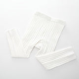 0 to 8 Yrs Spring Autumn Double Needle Leggings Girl Combed Cotton Ribbed Leggings Baby Soft Lace Knitted Pant For