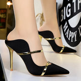 Shoes Woman Pumps 2022 Pointed Toe Women Heels Stiletto Female Shoes Sexy Party Shoes Fashion Heeled Shoes 7