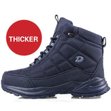 Casual Shoes Winter Boots Plush Velvet Non-slip Warm Snow Boots With fur Wear-resistant High-top Working Cotton Shoes