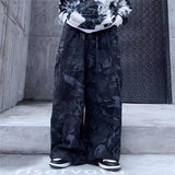 Streetwear Cargo Hip Hop ArmyGreen Baggy Camo Harem Trousers Sweatpants Camouflage Pants High Waist Alt Joggers for