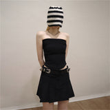Summer New Women's Fashion Trend Pure Color Street Hot Girl With Chest Vest Outside The Top