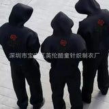 New Popular Five-Pointed Star Printing Series Of Young Couples Casual Fake Two Broad-Legged