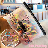 Pcs/Bag Children Cute Candy Random Solid Elastic Hair Bands Girls Lovely Srunchies Rubber Bands Kid Hair