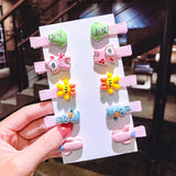New Girls Cute Cartoon Ice Cream Unicorn Hair Clips Kids Lovely Hairpins Headband Barrettes Fashion Hair