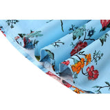 Skirt 50s 60s Retro High Waist Skater Floral Printed Pin Up Rockabilly Office Casual Women's Clothing For Party