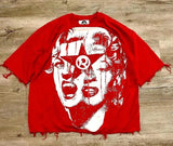Zingj Men's T-Shirts Oversized Graphics Gothic Harajuku Short-Sleeved Men's T-Shirts Y2k Top Friends 211-0-Outfit