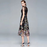 Heavy Industry Positioning Color Embroidery Temperament Female High-Waist Thin
