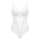Sexy Corset Bustier Women Underwear Elasticity Transparent Straps Corset Waist Trainer Sleepwear Black