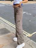 Washed Pocket Solid Cargo Pants- Outfit