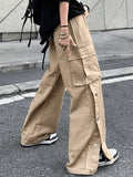 Buttoned Pocket Patch Cargo Pants- Outfit