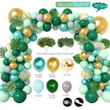 Silver Macaron Birthday Balloon Garland Arch Kit Party Foil Metal Balon Weding Baby Shower Birthday Party Decor Kids