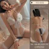 Zingj Sex Underwear Sexy Cat Uniform Bunny Role Play Pajamas Hot Suit Female
