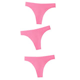 Seamless Panties Women Briefs Nylon Ultra-thin G-string Thongs Low Rise Lingerie Ice Silk Briefs Lady Underwear Plus