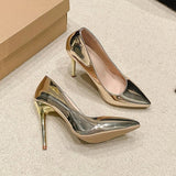 High-Heeled Women's 2025 Autumn New Light-Pointed Temperament Women's Shoes Fine Heel Single
