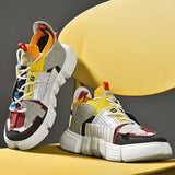 Quality Man Sports Shoes Thick Bottom Men Running Shoes Trend Sports Brand Outdoor Damping Non-slip Walking