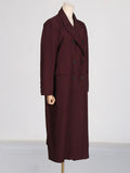 Temperament Windbreaker Coat Female 2025 Autumn New Casual Wind Pure Color Versatile Senior Sense Long Coat