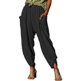Casual Summer Bloomers Loose Cotton Linen
