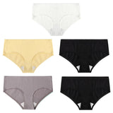 5PCS/Set Women's Panties Cotton Underwear Seamless Plus Size Briefs Low-Rise Soft Panty Women Underpants Female