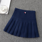 Zingj Pleated Skirt Female Spring And Autumn High Waist A Word Show Thin Student Skirt 2024 Summer New Fashion Short