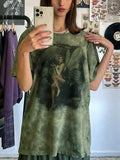 Tie Dye Grunge Fairy Print Tee- Outfit