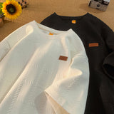 Fashion Short-Sleeved Men's Summer Design Small T-Shirt Top High-End Trendy Five-Sleeve