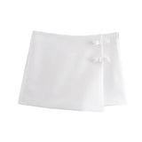 New Hanging Neck Bows Decorated Solid Color Top