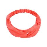 Headband Cross Top Knot Elastic Hair Bands Soft Solid Color Girls Hairband Hair Accessories Twisted Knotted