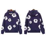 Trend Sports Shirt Hip-Hop Wood Cotton Printing Suit High Street Loose Hooded
