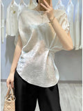 The Summer Of 2023, A Minority Design Feels French Blouses, Light Extravagance, Fashion, Aging, Beautiful New Chinese Style White Jacquard