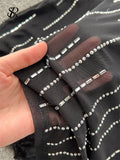 2024 New Fashion Bodycon Long Dress Europen O Neck Long Sleeve Feather Female Senior Mesh Transparent Diamonds